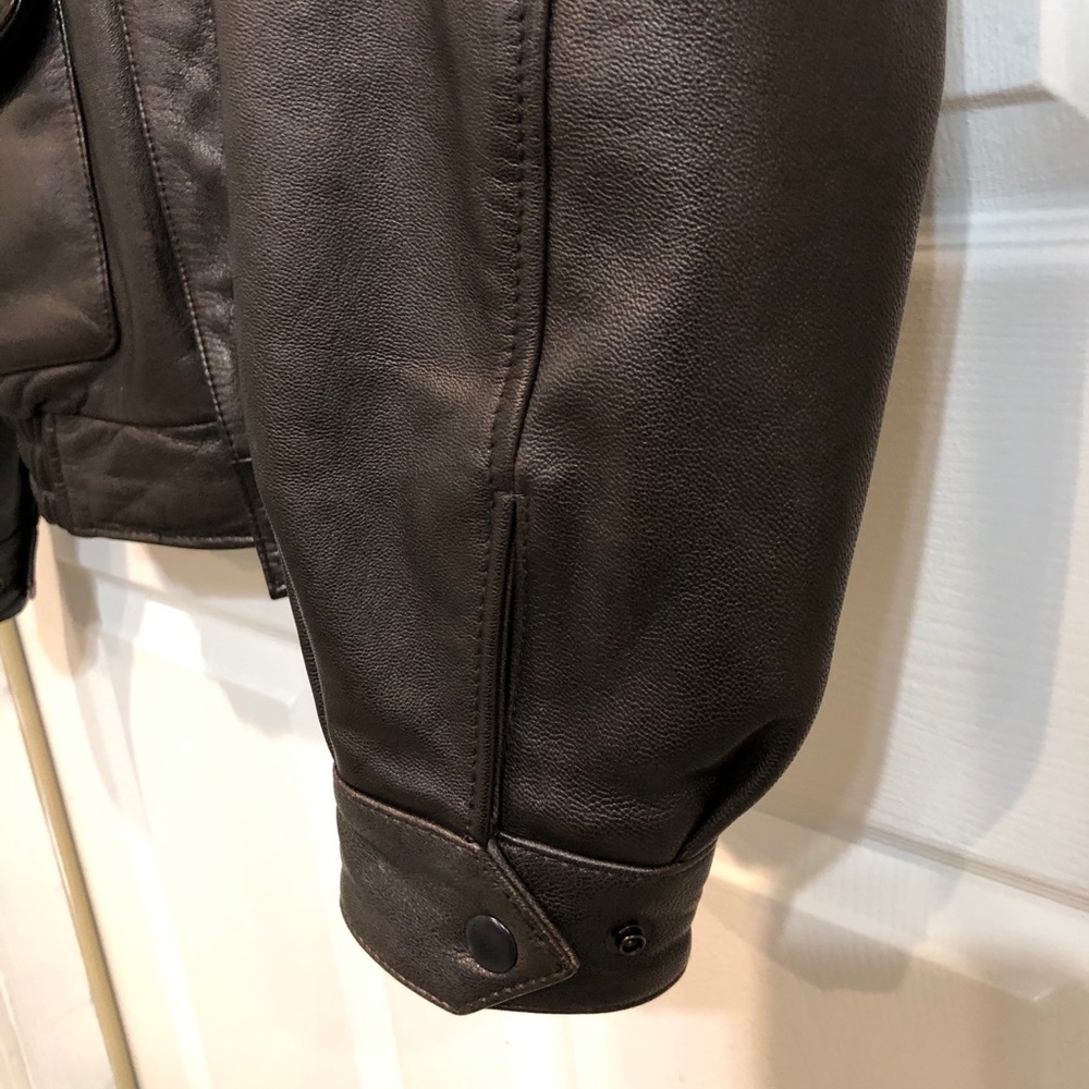 The CockPit USA Goatskin Leather Bomber Jacket 38R - Picture 8 of 16